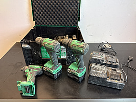 3 st skruvdragare Hikoki