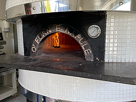 Napolitansk pizzaugn Di Vicino Forni, Biancorosso, 120 cm