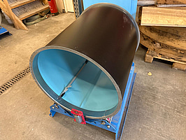 Plåt på rulle, svart - osäker mått samt längd kvar