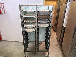 Dubbel brickvagn | 78x51x163 cm