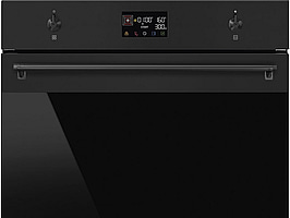 Kombinationsmikrovågsugn Smeg 60 cm Mattsvart SO6302M2N
