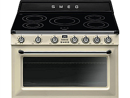 Induktionsspis Smeg 90x60 cm Creme TR90IP2