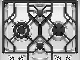 Gashäll Smeg 60 cm Rostfritt stål PGF64-4