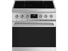 Induktionsspis Smeg 60x60 cm Rostfritt stål Classic C6IMXM2