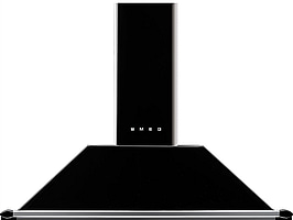 Köksfläkt Smeg Väggmonterad 895 mm, Svart Victoria KT90BLE