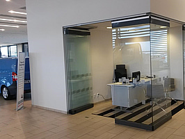 9 st. Glasdörrar Dorma
