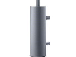 Vägghängd toalettborste med utbytbar borste. Tapwell. Artnr: 9422829. TA220 Ascot Grey.