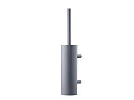 Vägghängd toalettborste med utbytbar borste. , Tapwell, TA220 Ascot Grey