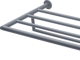 2 st. Handdukshylla Tapwell, TA814, Ascot grey