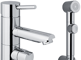 Tvättställsblandare Tapwell, EVO090, krom