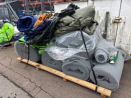 Strukturmatta och presenningar