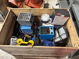 Byggfläktar och lampor