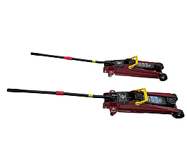 2 st. Lågprofildomkrafter Meec Tools, 2 ton