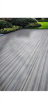 Komposittrall Kirkedal, Heimdal, svart/grå, 22X300X6000 mm och 22X130X6000 mm