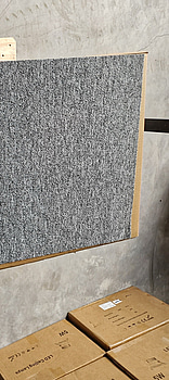 120 m² textilmattor, grå, NY