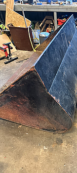 Rejäl Skopa för truck, Maskinfabrik Kragelund