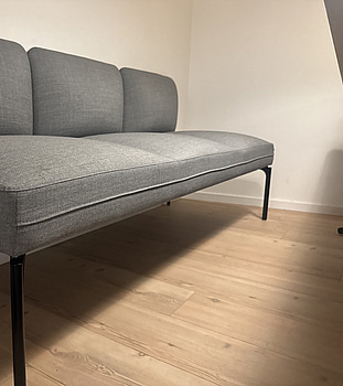 3-sits soffa Fora Form, 191x65 cm, säteshöjd 46 cm