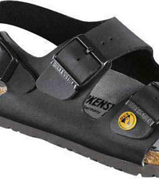 YRKESSANDAL BIRKENSTOCK MILANO, ESD NORMAL LÄST SVART STL 45