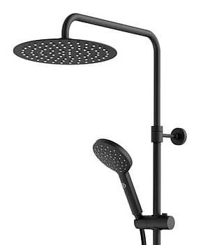 TAKDUSCHPAKET GBG ESTETIC ROUND, 160CC, SVART