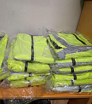 Div. arbetskläder och skyddsutrustning