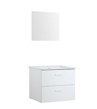 BADRUMSMÖBEL NORTIQ BERGAMO VIT MATT 60CM