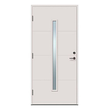 l(NY) YTTERDÖRR SOLID ELEMENTS VÄXJÖ M10X21 VÄNSTER VIT