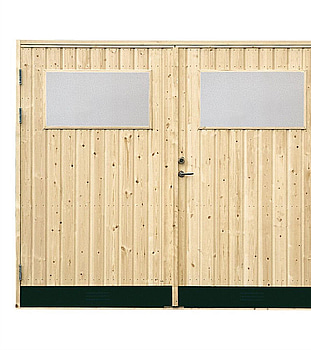 GARAGEPORT VIBOSTUGAN MED GLAS 10° 25X21 MED KARM