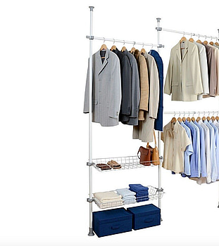 HYLLSYSTEM WENKO HERKULES TELESKOP DUO VIT 165-300CM