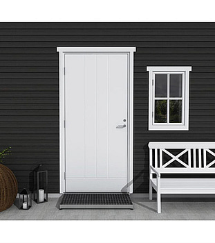 YTTERDÖRR SOLID ELEMENTS YSTAD 9X20 VÄNSTER VIT