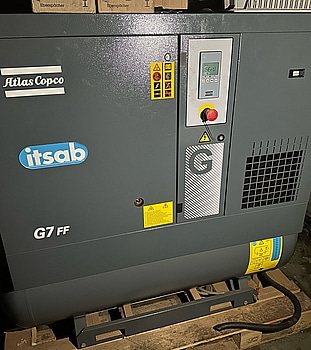 Atlas Copco skruvkompressor G7 FF - 2019