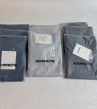 9 st. Tshirt BoomButik, blandade färger, unisex, stl. XL