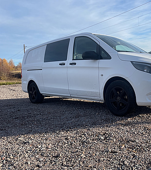 Skåpbil Mercedes Benz Vito -2015, vit, mixto, nya dubbdäck