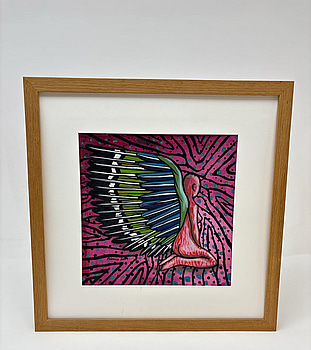 Tavla i ram signerad: José ”pepe” Franco