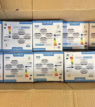 26 st. 4-pack LED-lampor Lumilo, Totum N 3000k, Quick Link