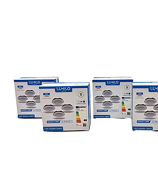 5 st. 4-pack LED-lampor Lumilo, Totum W 3000k, Quick Link