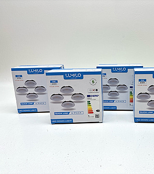 5 st. 4-pack LED-lampor Lumilo, Totum W 2700k, Quick Link