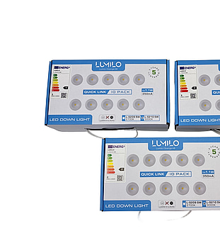 3 st. 10-pack LED-lampa Lumilo Quick link
