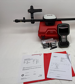 Leica Geosystem - fältdator, mätutrustning, teleskåpstång
