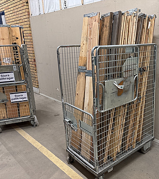 40 st. Pallkragar för helpall