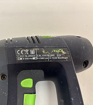 Skruvdragare Festool, C12 utan batteri