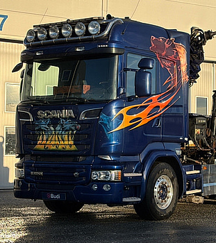 Kranväxlare Scania  R520 8X4*4 -2015 | Hiab 322 EP-5 Hipro | Hooklift XR18