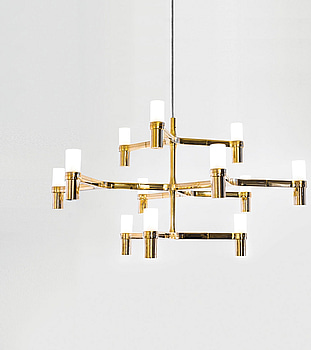 Taklampa Nemo Lightning Crown Minor Gold plated