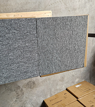 120 m² textilmattor, grå, NY