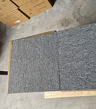 200 m² textilmattor, grå, NY