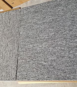 100 m² textilmattor, grå, NY