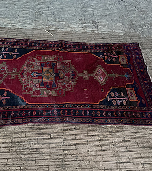 Orientalisk matta, handvävd