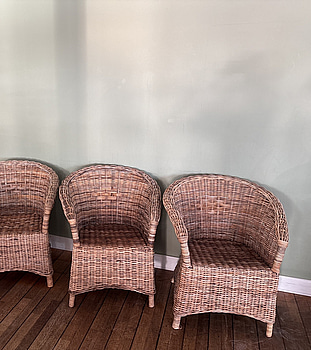 4 st. Rottingfåtöljer Artwood