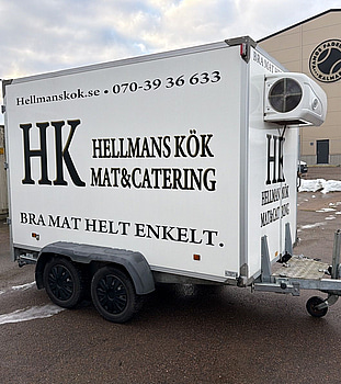 Frysskåp - Släp, DE FORENEDE TRAILERFABRIK 2017F3 -2015