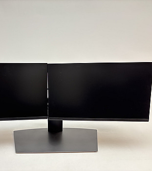 2 st. Datorskärmar Dell P2422H inkl. stativ och dock