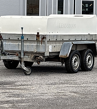 Spolsläp Brenderup 05 -1990 | Reparationsobjekt